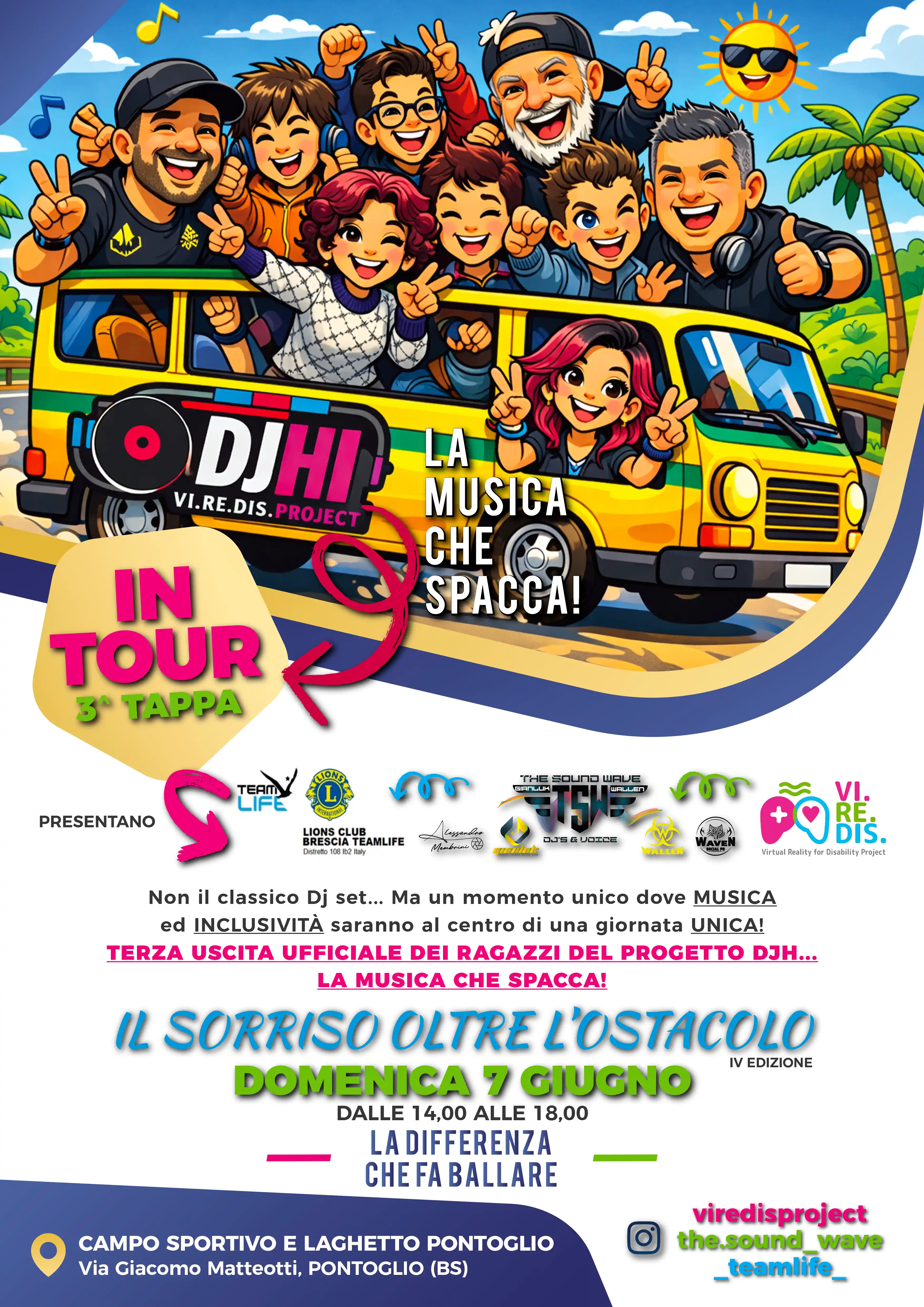 IL SORRISO OLTRE L'OSTACOLO - DJH IN TOUR